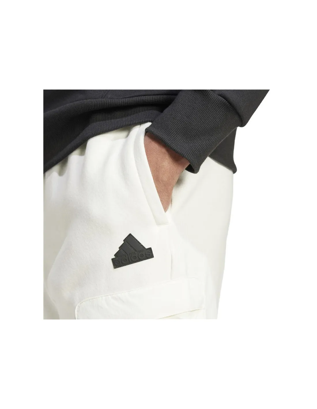 Pantalones adidas City Es e Fleece Hombre Blanco