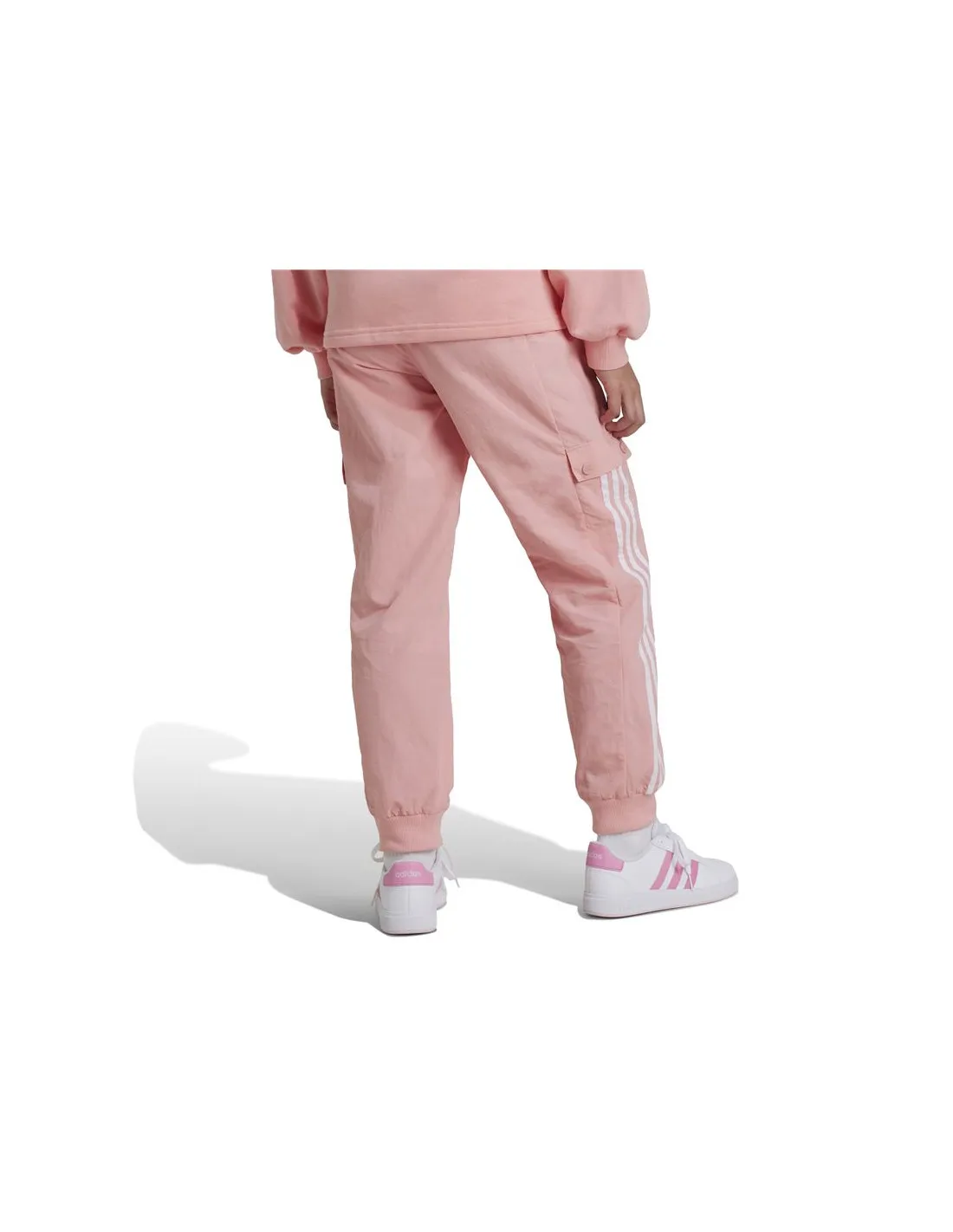 Pantalones adidas Street Jam Woven Cuffed Cargo Niña Rosa