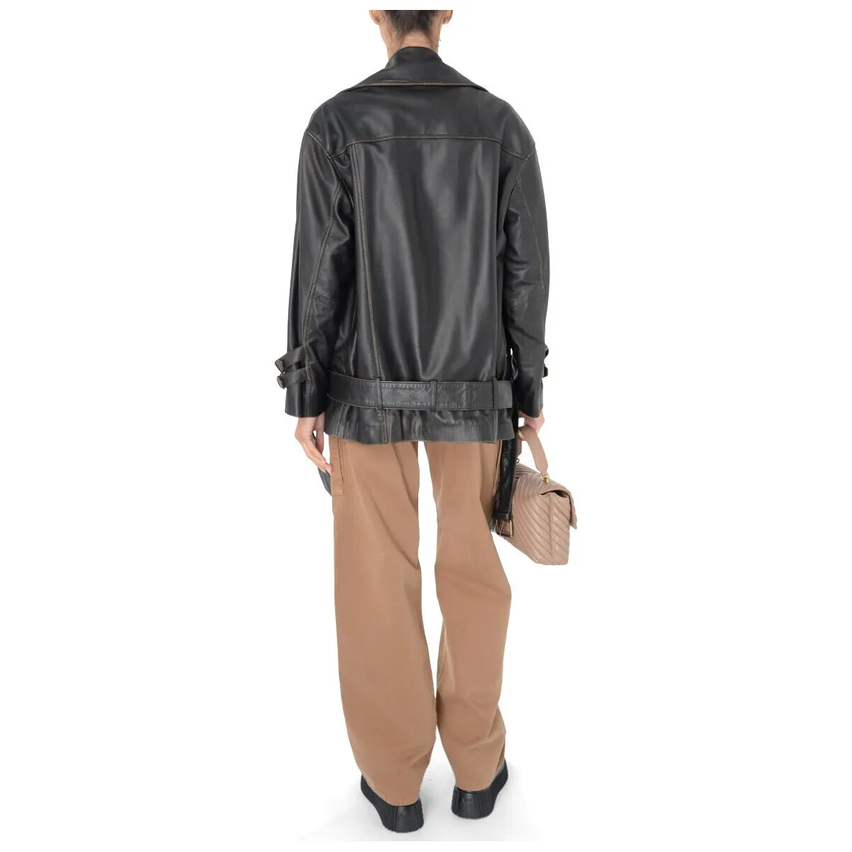 Pantalones cargo  beige