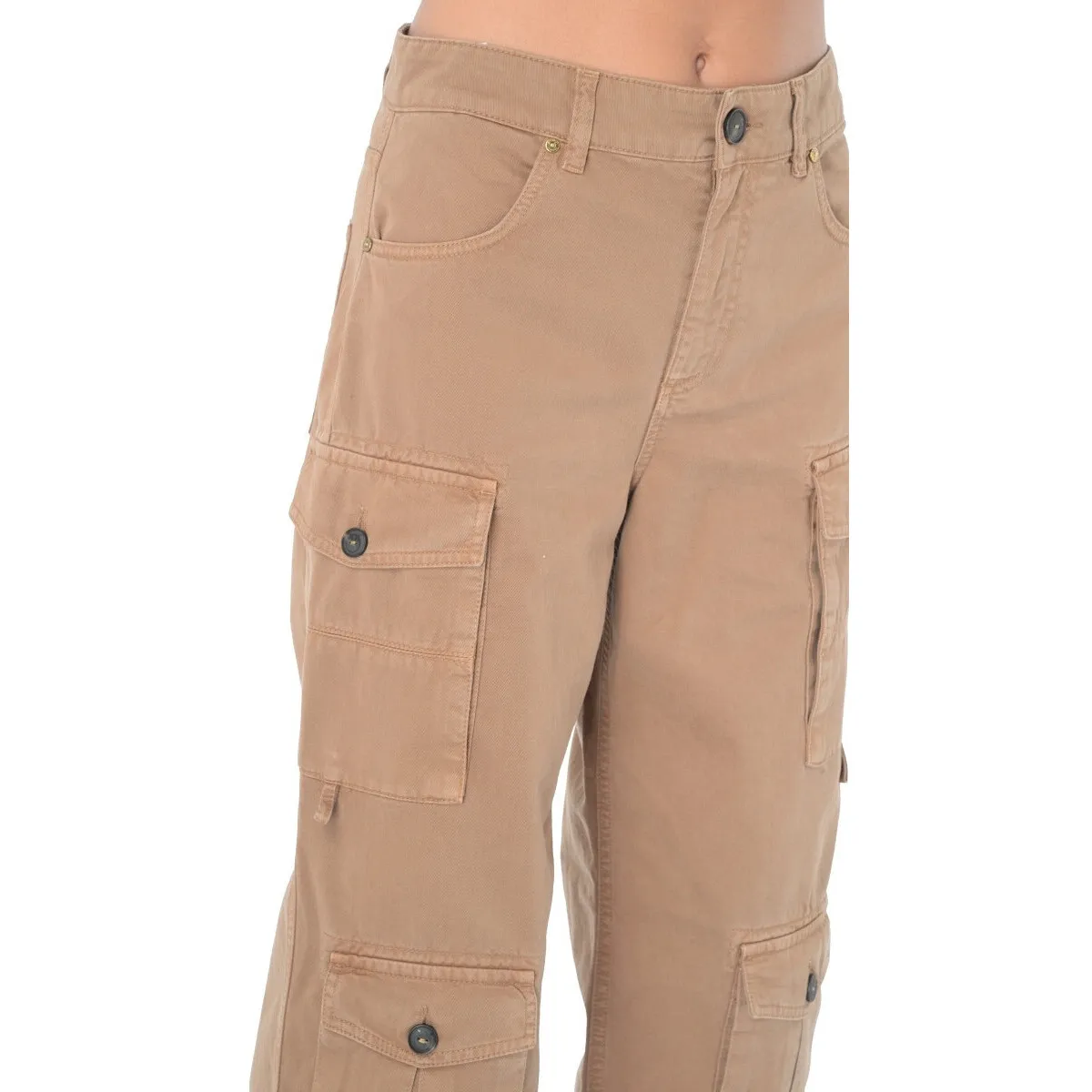 Pantalones cargo  beige