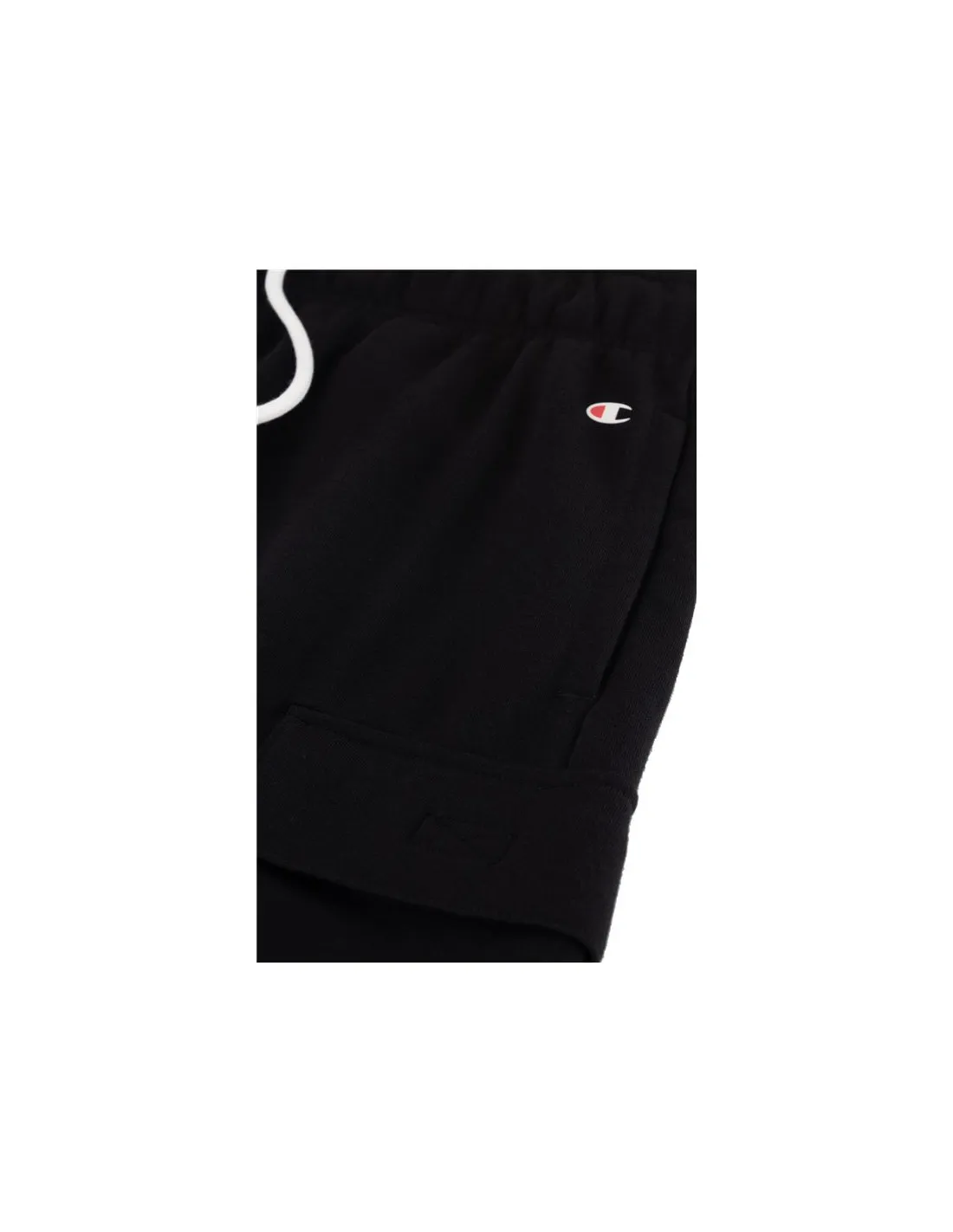 Pantalones Champion Cargo Bermuda Negro Hombre