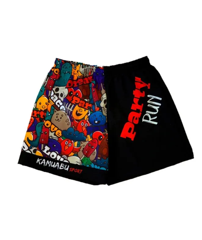 Pantalones de running Kamuabu Partyrun negro