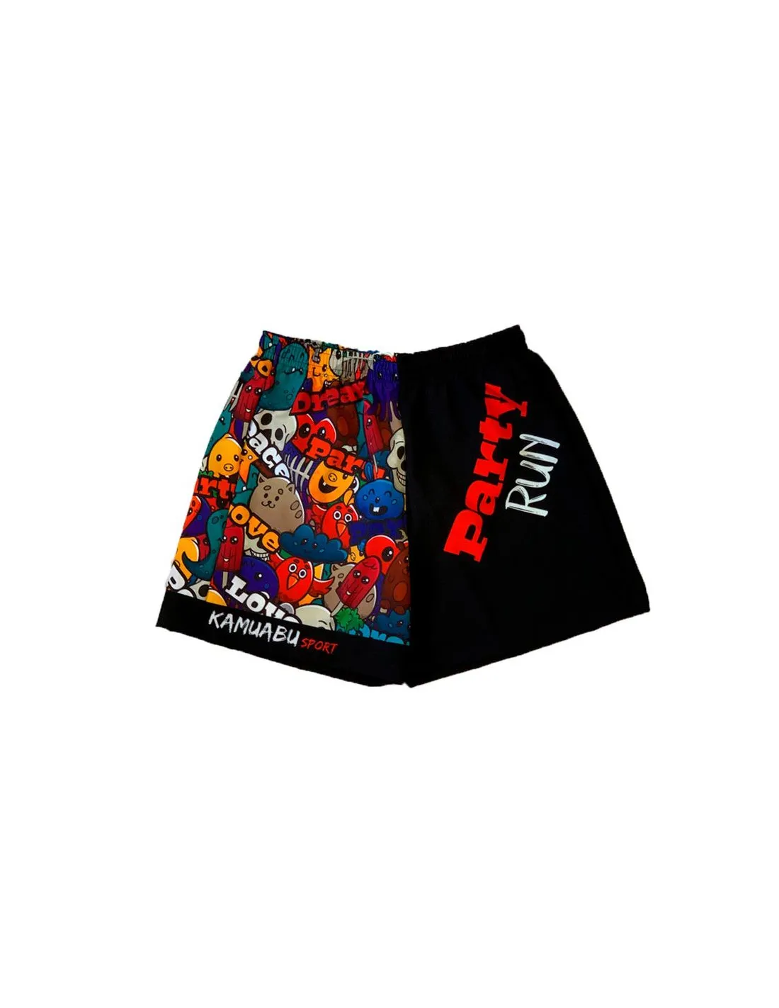 Pantalones de running Kamuabu Partyrun negro