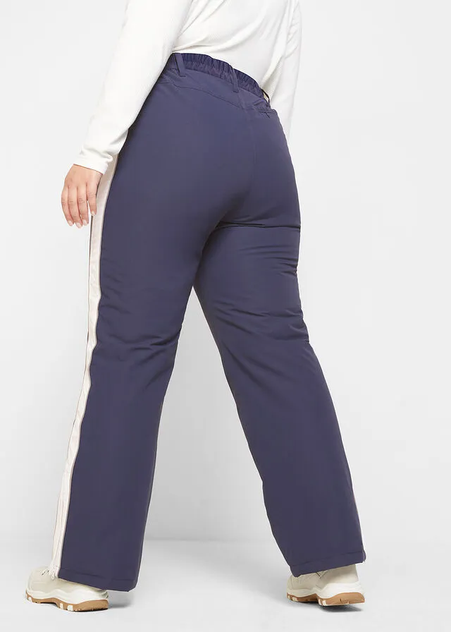 Pantalón térmico funcional con detalles reflectantes Azul marino