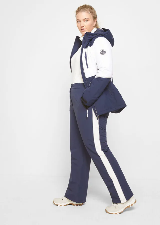 Pantalón térmico funcional con detalles reflectantes Azul marino
