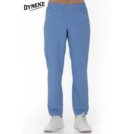 Pantalón unisex microfibra celeste