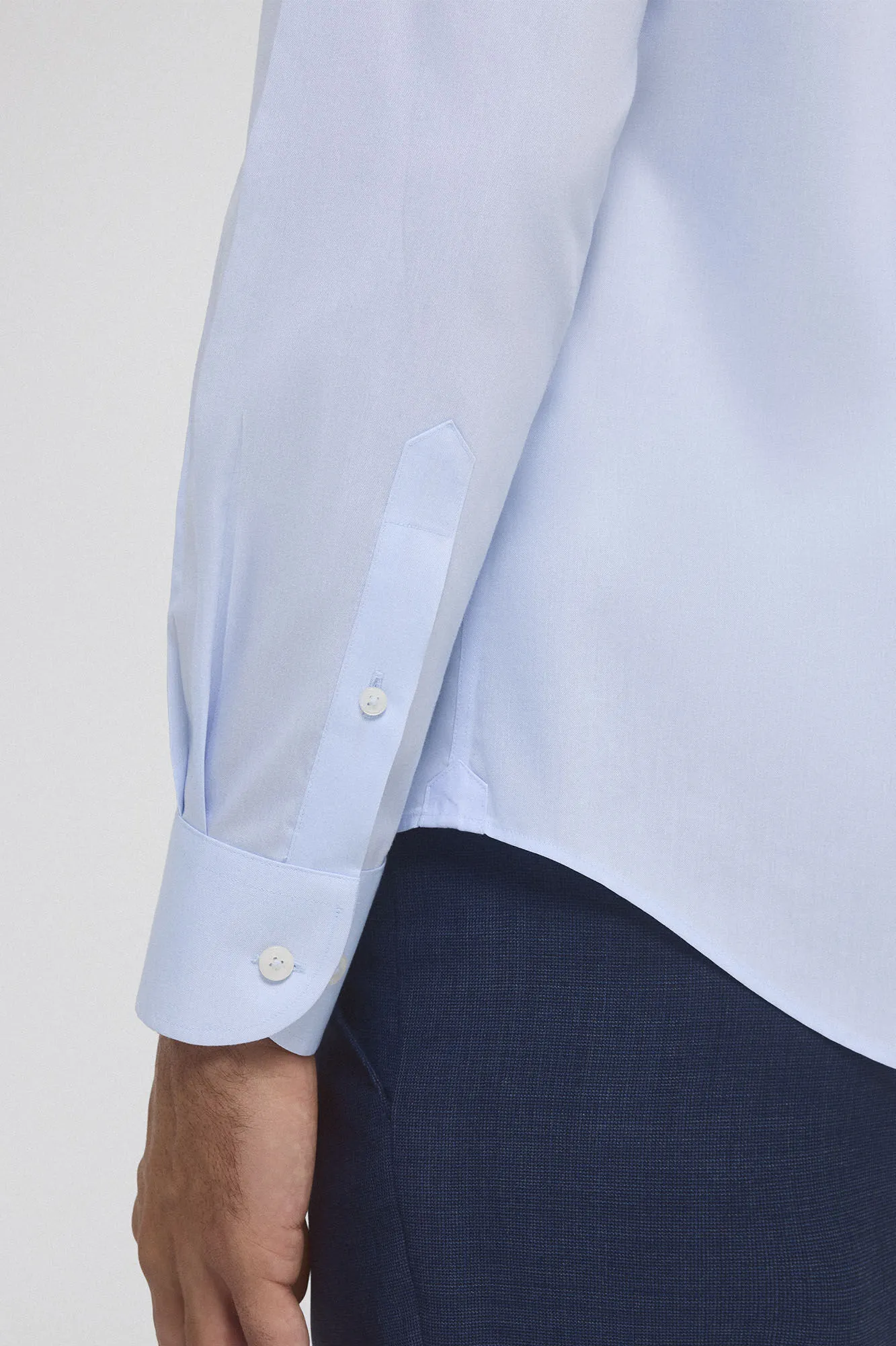 Pedro del Hierro Camisa vestir lisa non iron + antimanchas