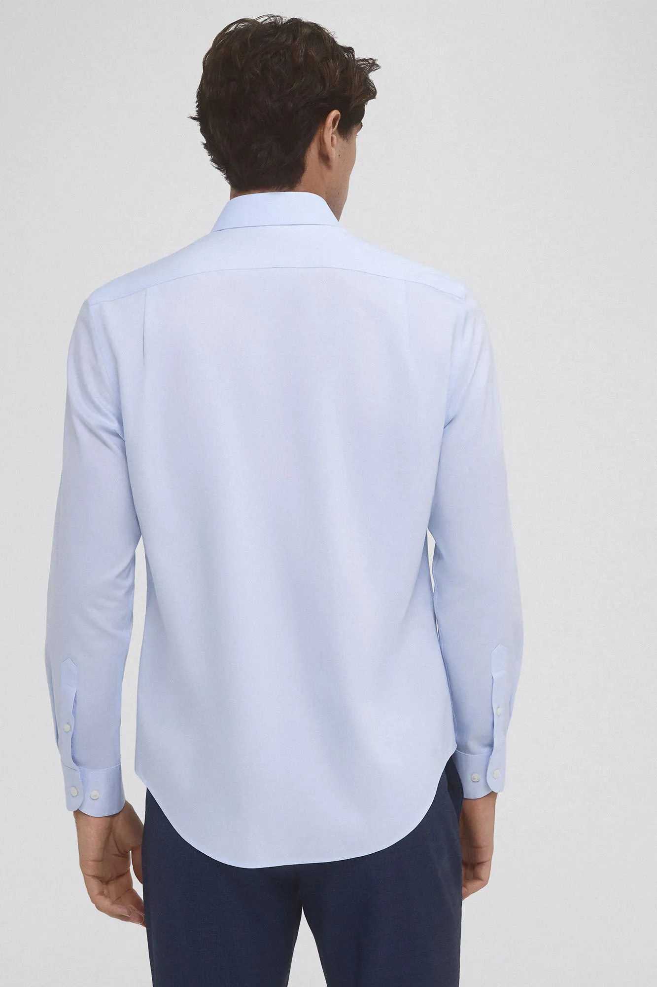 Pedro del Hierro Camisa vestir lisa non iron + antimanchas