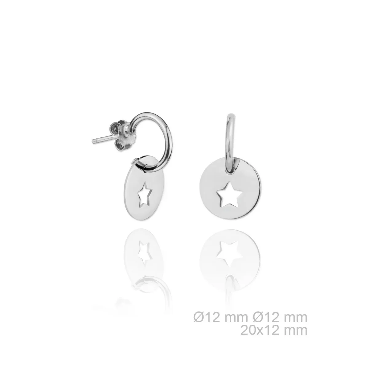 Pendientes Aro Estrella
