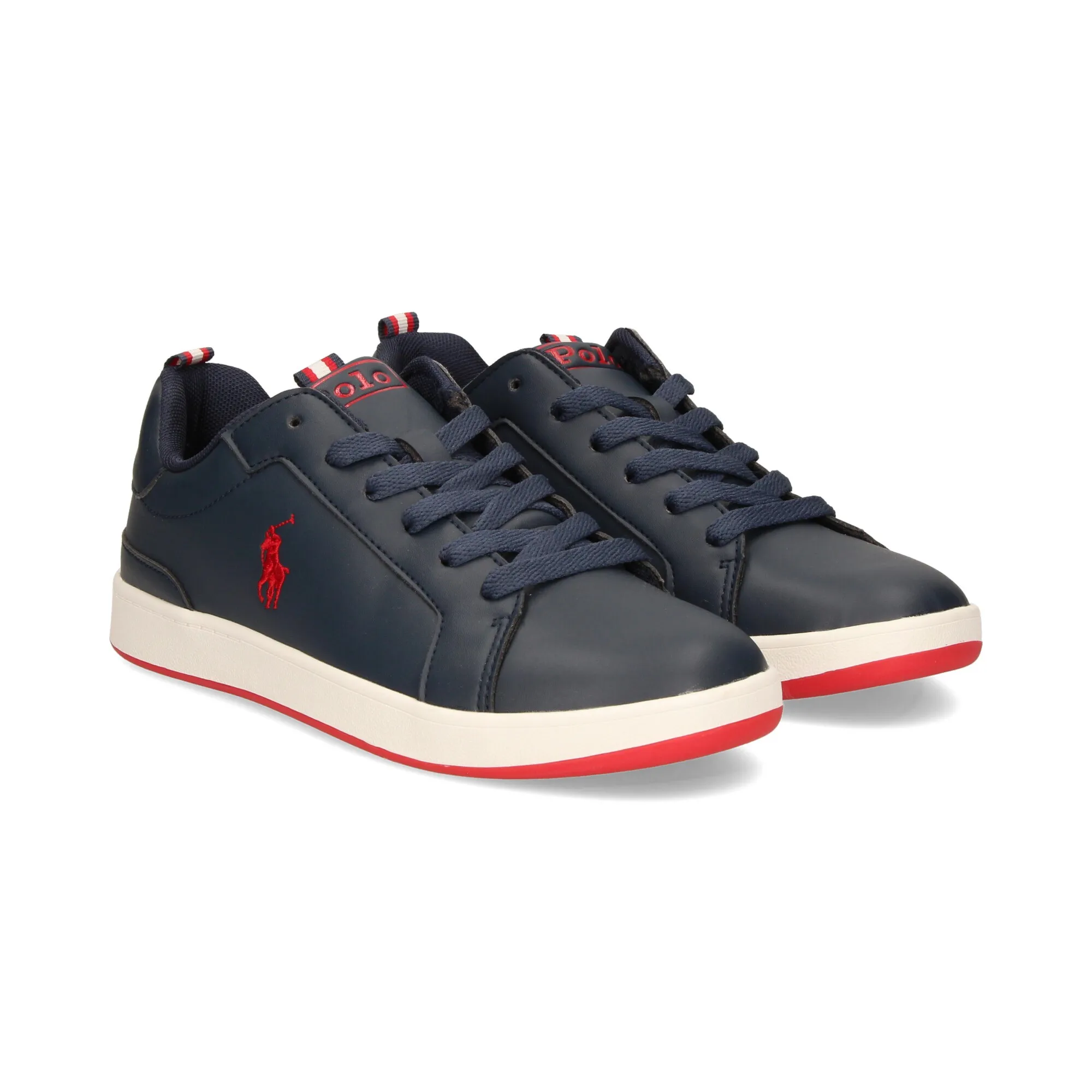 POLO RALPH LAUREN Zapatillas de niñas NAVY/RED