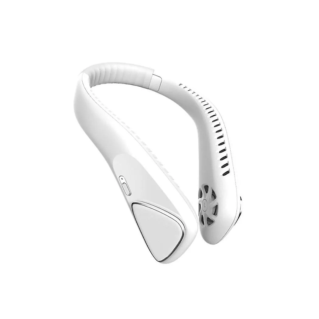 PORTABLE NECK FAN RECHARGEABLE4000MAH 360COOLING LEAFLESS FAN WITH 3 SPEEDS FOR TRAVEL OUTDOOR SU