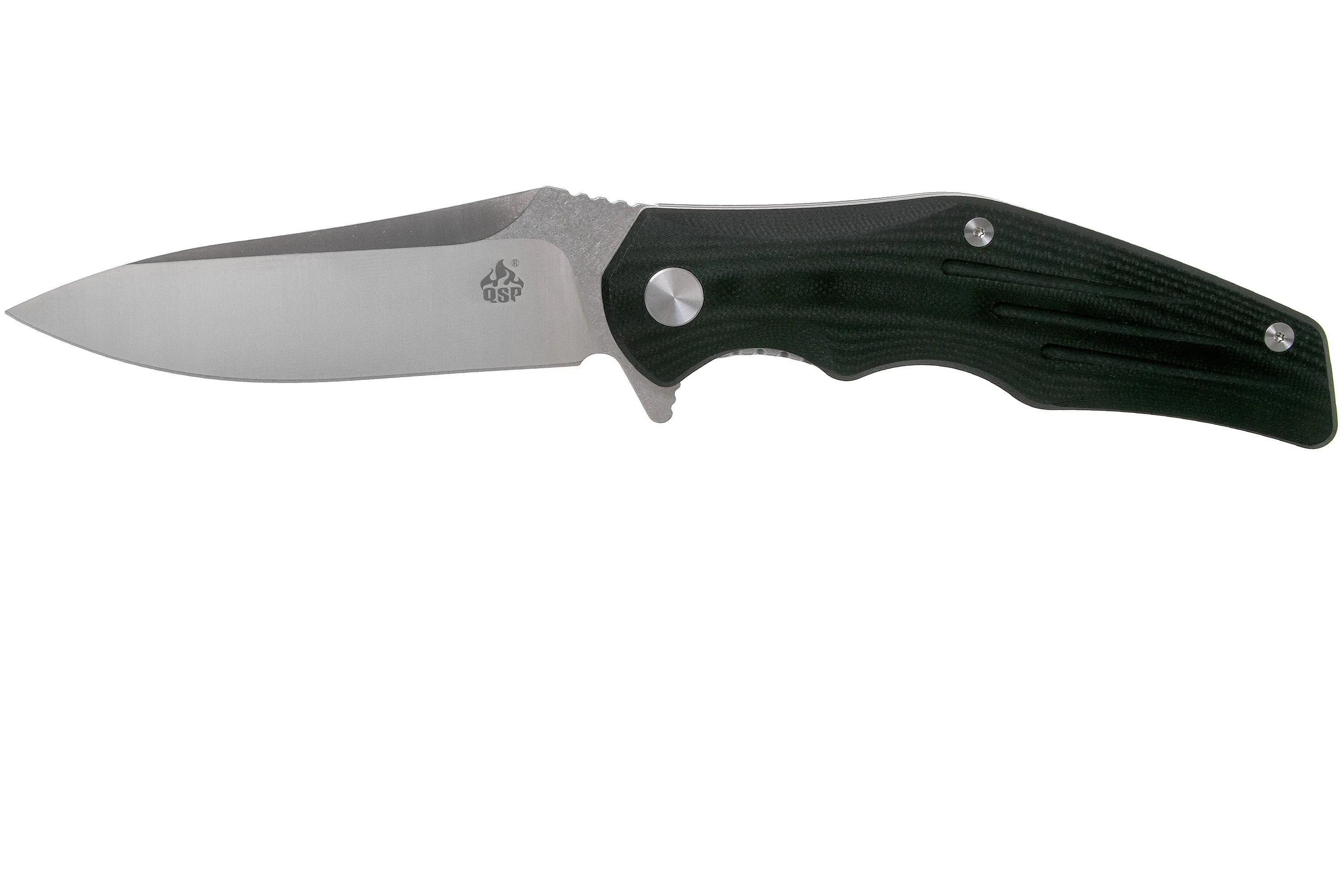 QSP KNIFE PANGOLIN QS105A BLACK G10 NAVAJA