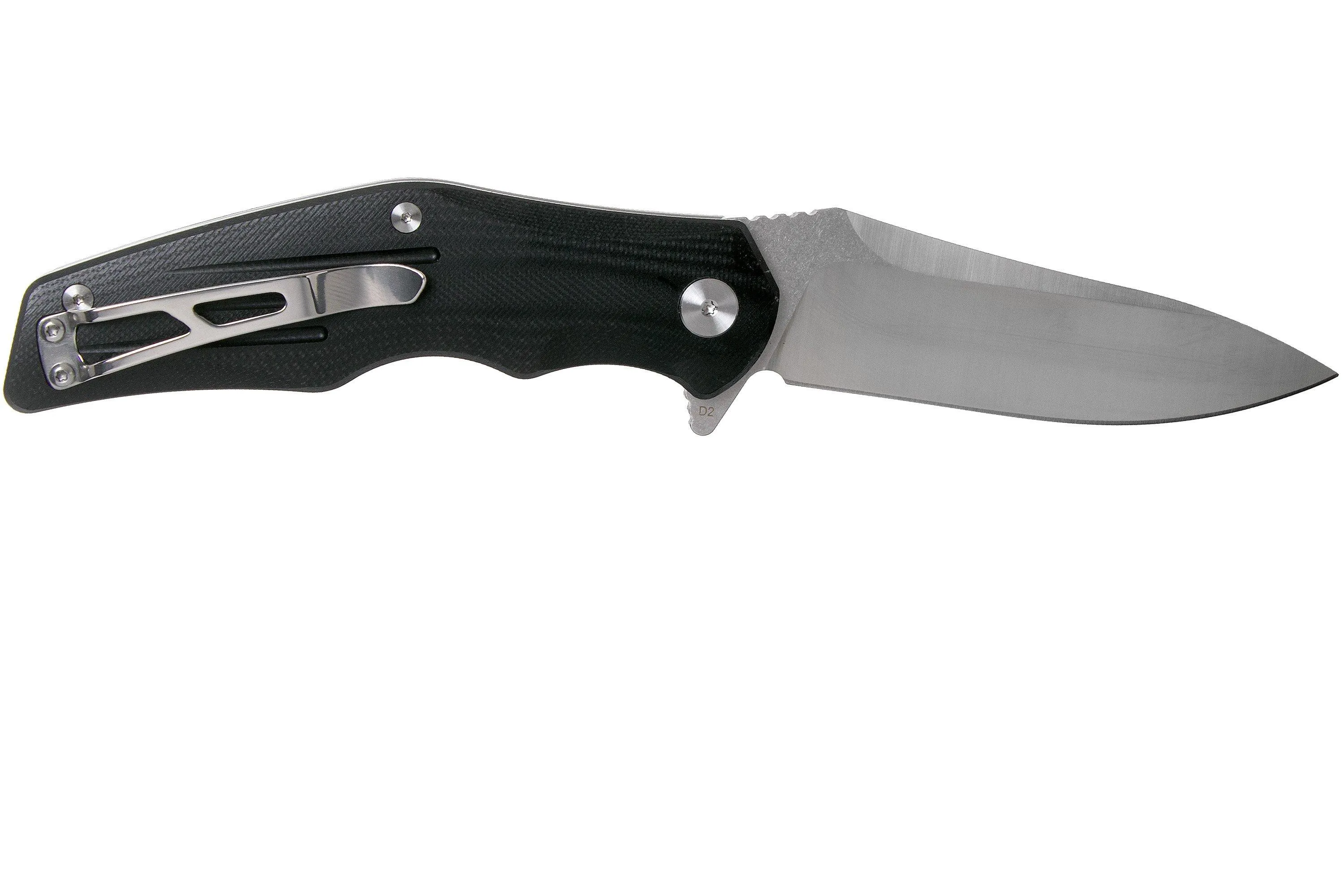 QSP KNIFE PANGOLIN QS105A BLACK G10 NAVAJA