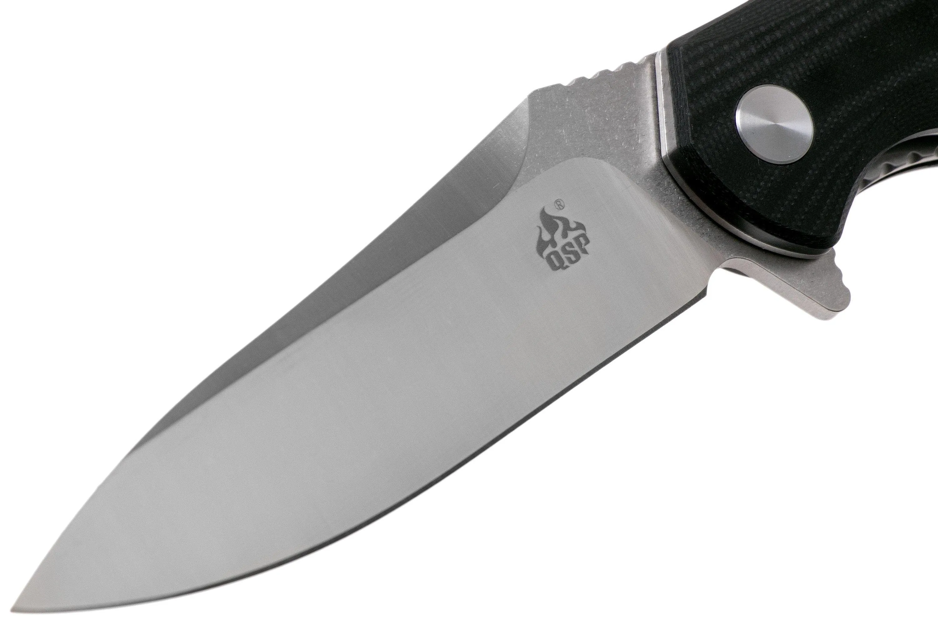 QSP KNIFE PANGOLIN QS105A BLACK G10 NAVAJA