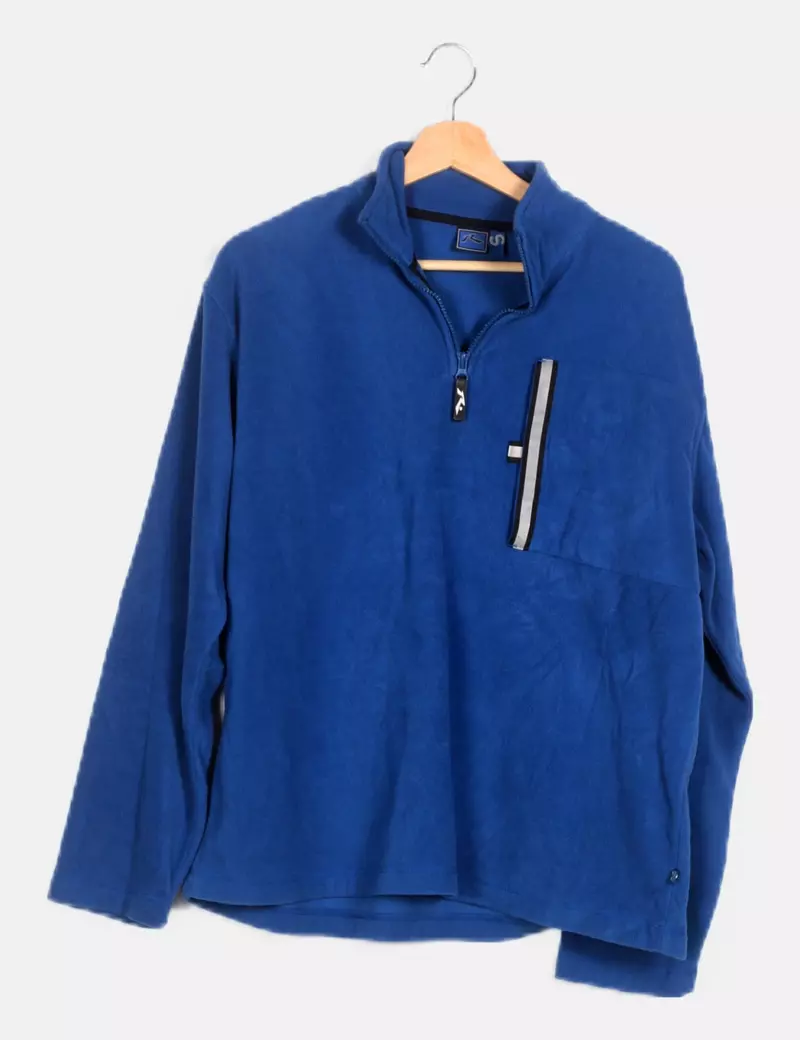 R Chaqueta técnica azul