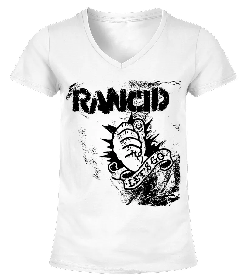Rancid 015 BK Camiseta cuello pico Mujer