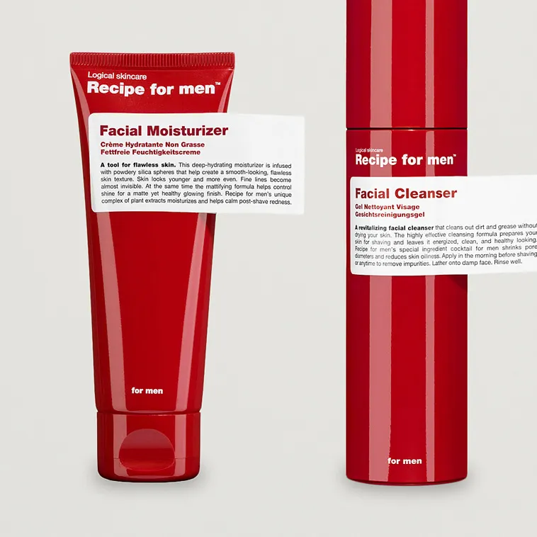 Recipe for men Daily Routine Kit for Normal Skin