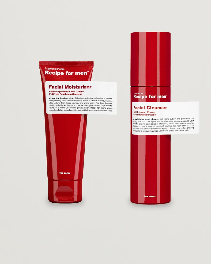 Recipe for men Daily Routine Kit for Normal Skin