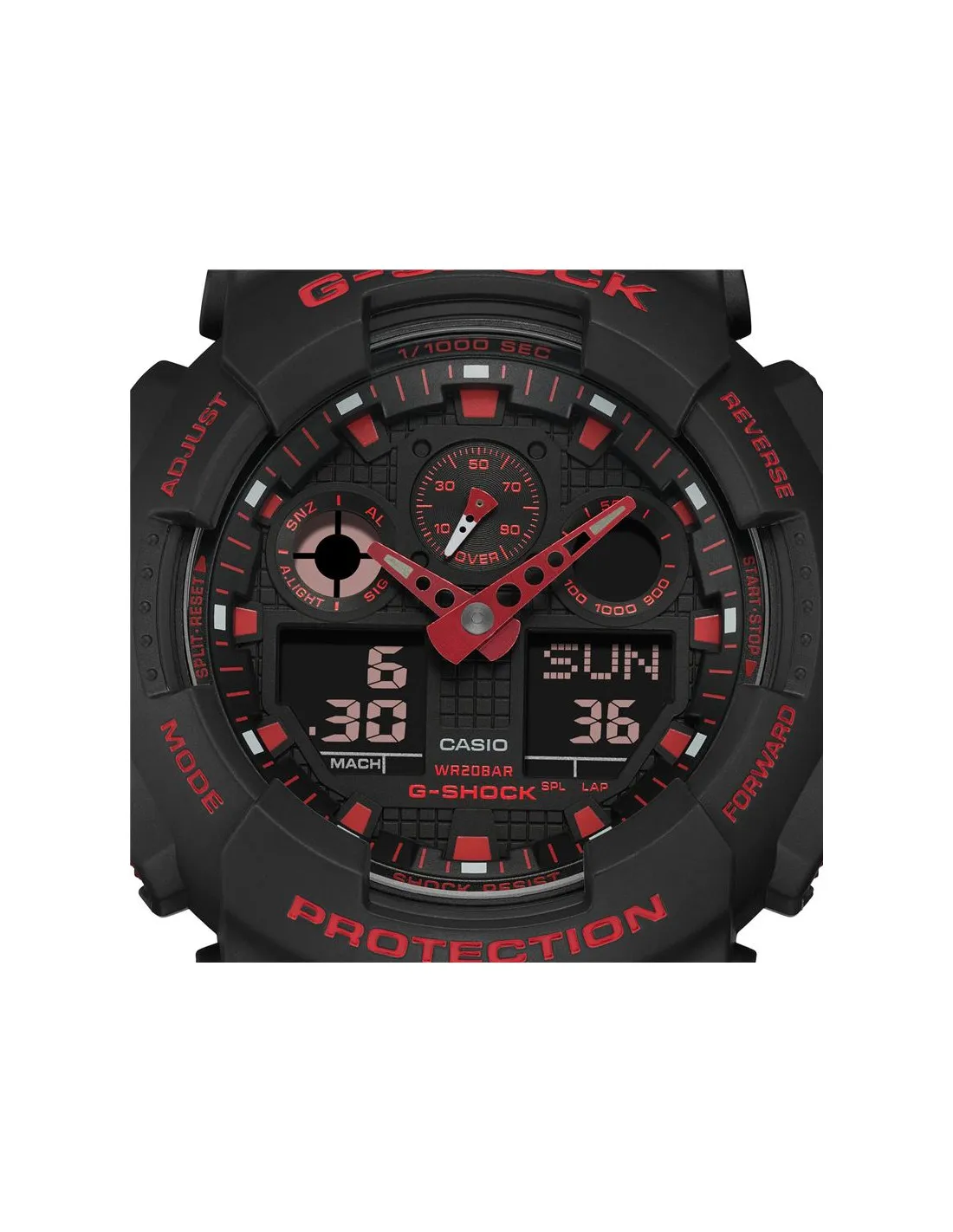 RELOJ GSHOCKS GA100BNR1AER NEGRO