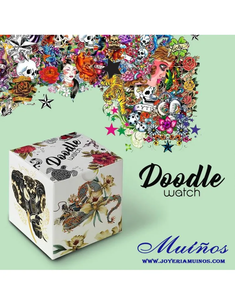 Reloj hombre barbería hipster tatuaje