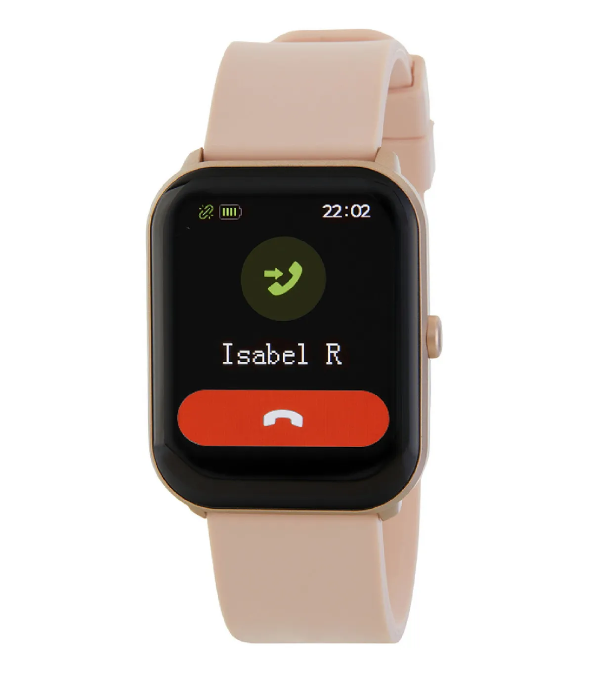 RELOJ MAREA MUJER SMARTWATCH ROSA CREMA CORREA CAUCHO  B59008/3