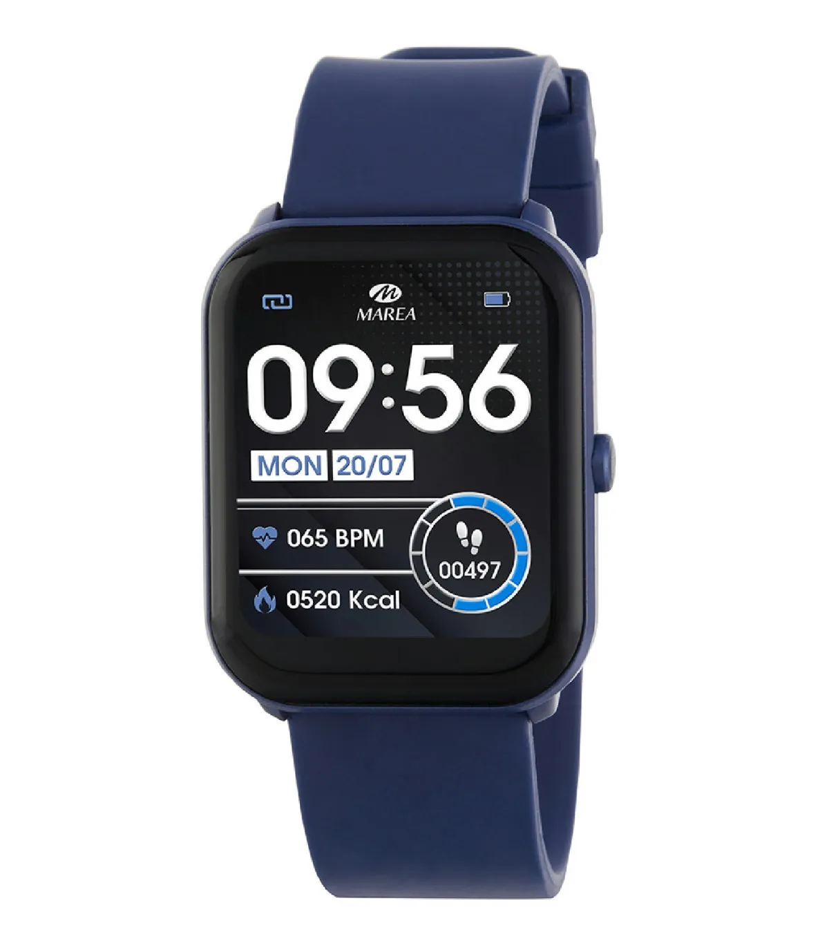 RELOJ MAREA UNISEX SMARTWATCH AZUL CORREA CAUCHO  B59008/2