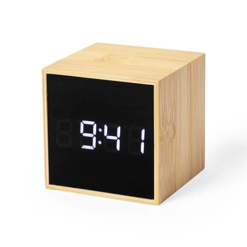 Reloj multifunción en bambú Melbran