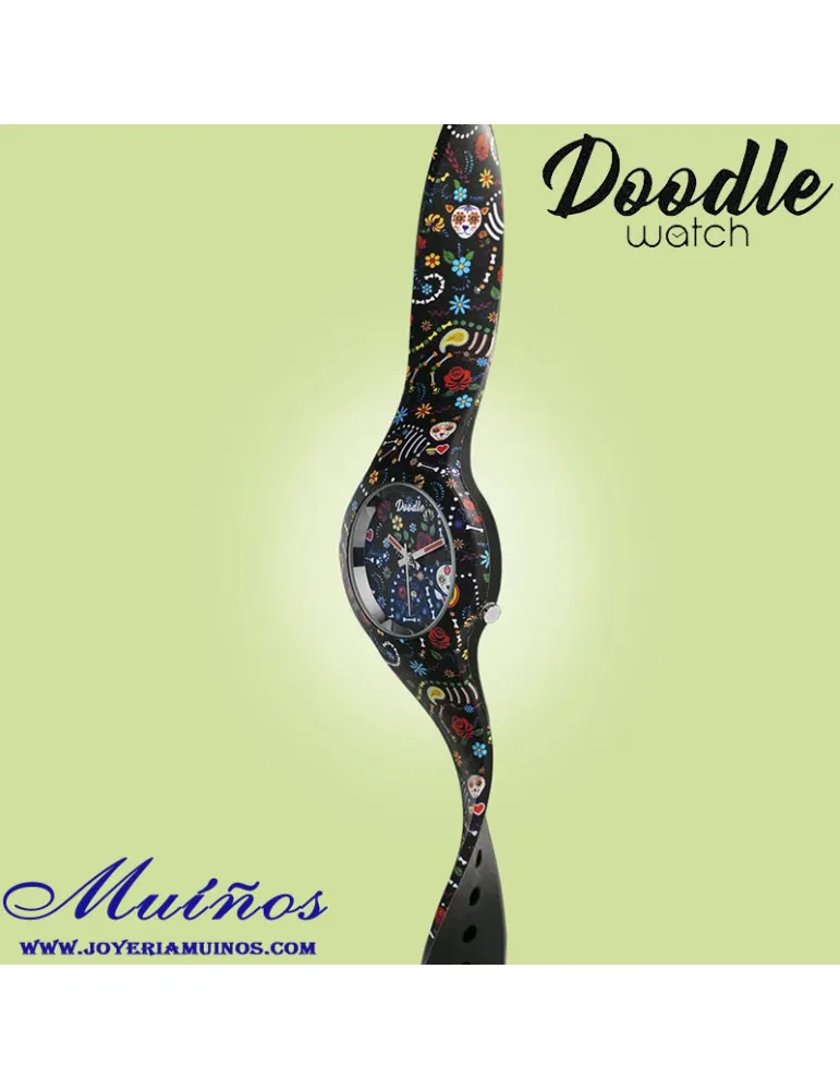 Reloj tatuaje mujer 35mm Santa Muerte
