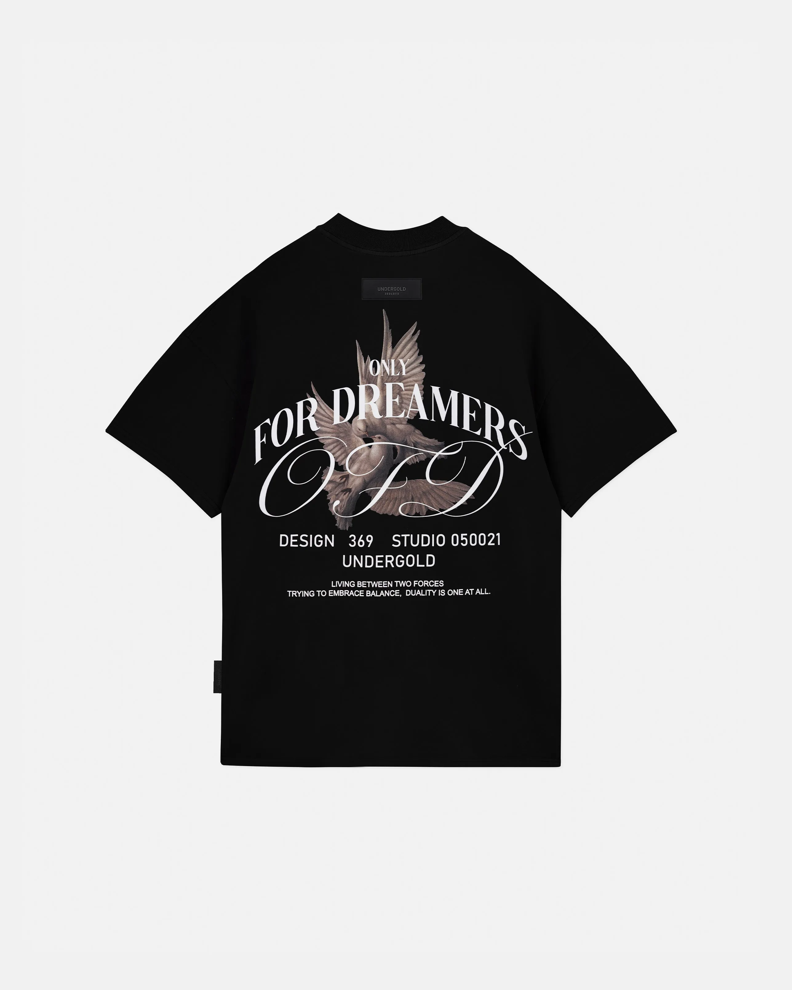 SANCTUS PIGEONS TSHIRT BLACK