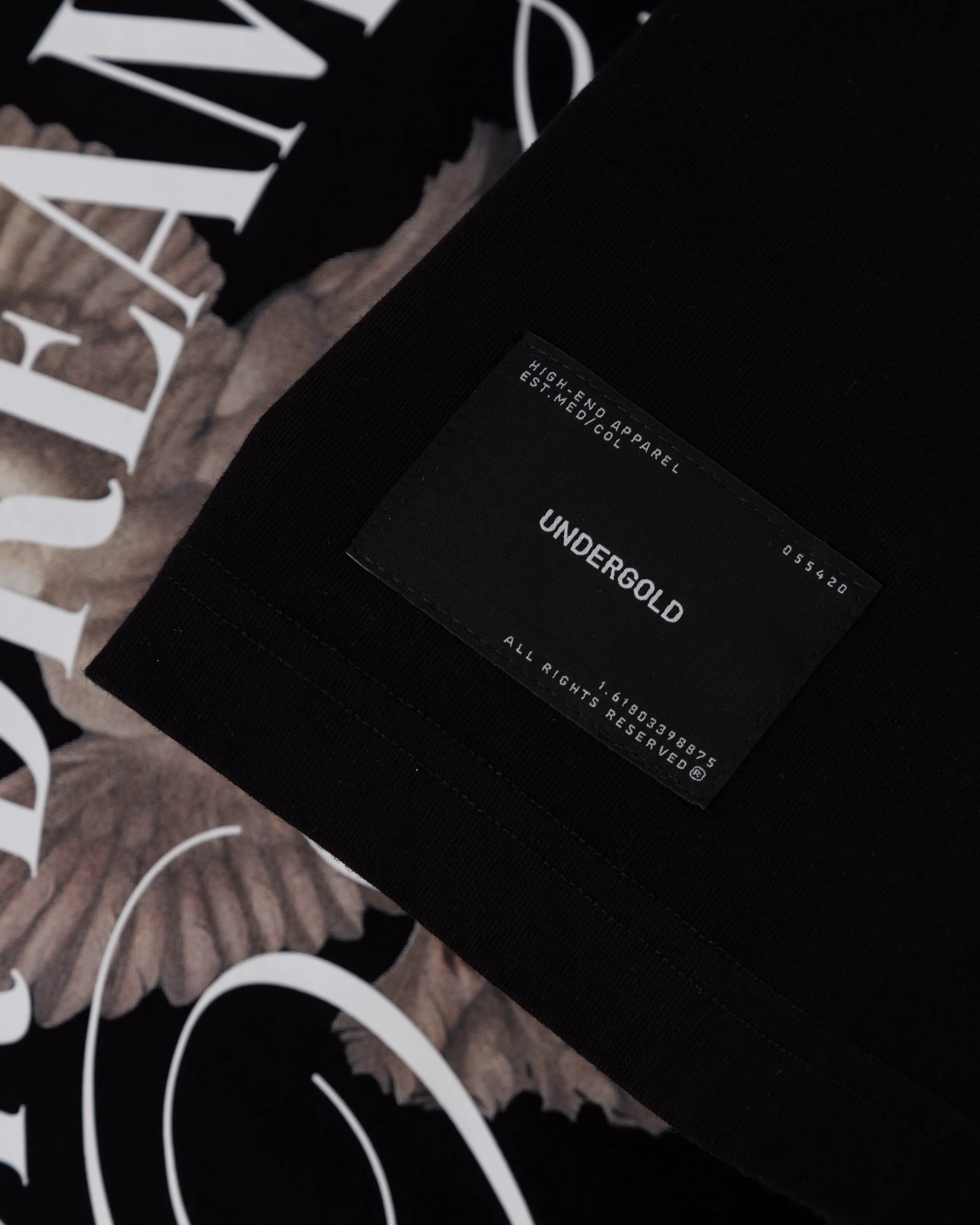 SANCTUS PIGEONS TSHIRT BLACK