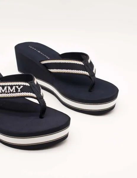 SANDALIA TOMMY HILFIGER FW7903DW6 SPACE BLUE DE MUJER