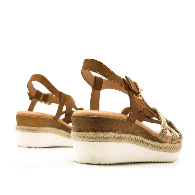 Sandalias Casual de Mujer MTNG ELIF Oro 56924