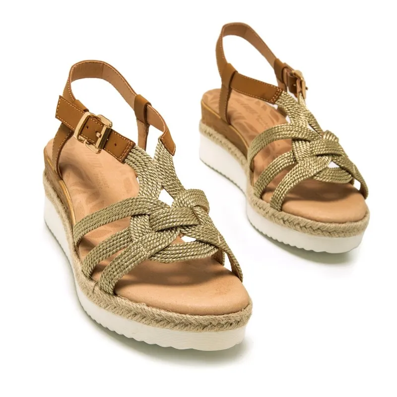 Sandalias Casual de Mujer MTNG ELIF Oro 56924