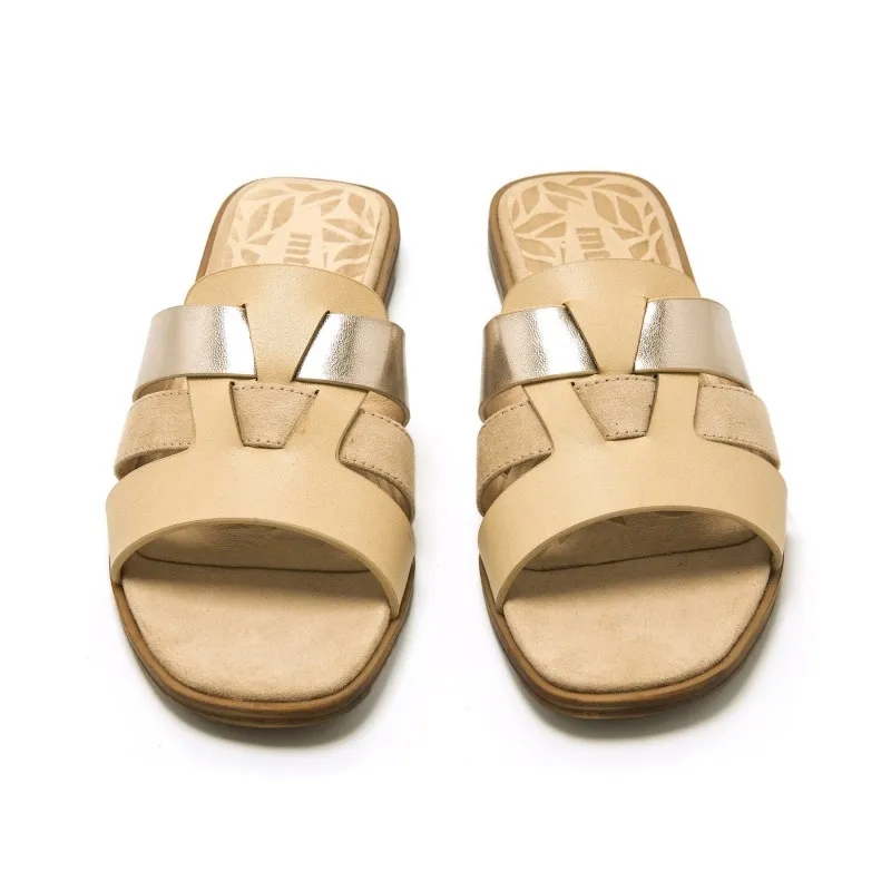 Sandalias Casual de Mujer MTNG JULIE Oro 56974