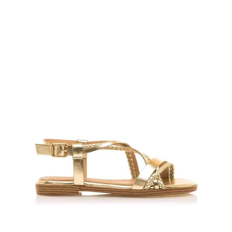Sandalias Casual de Mujer MTNG MARIA Oro 57518