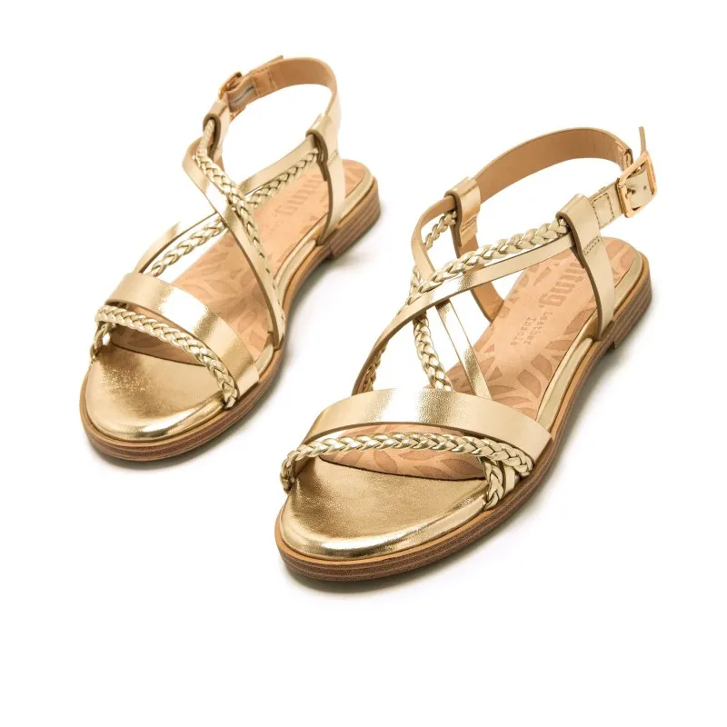 Sandalias Casual de Mujer MTNG MARIA Oro 57518