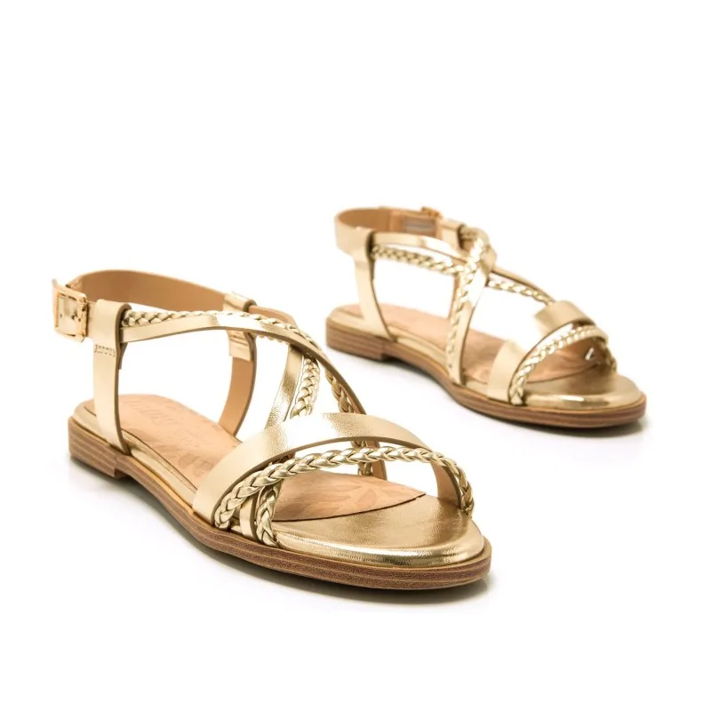 Sandalias Casual de Mujer MTNG MARIA Oro 57518