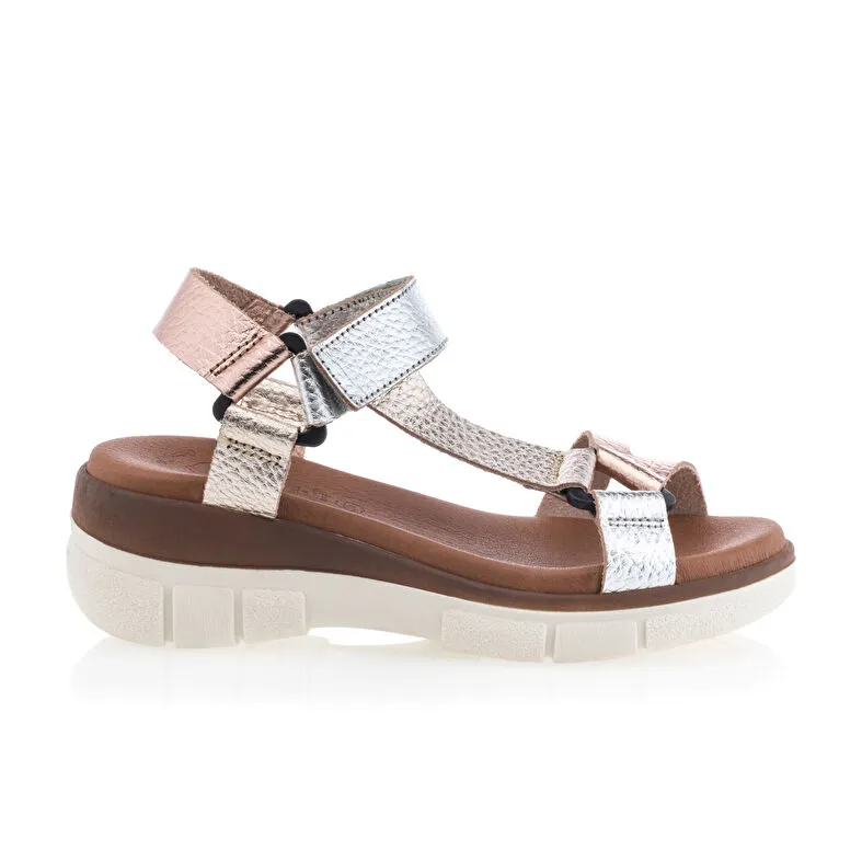 Sandalias mujer gris