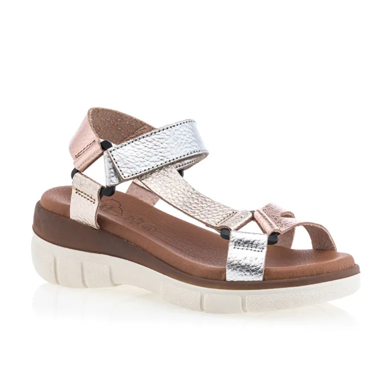 Sandalias mujer gris