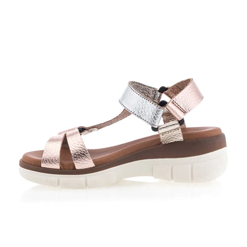 Sandalias mujer gris