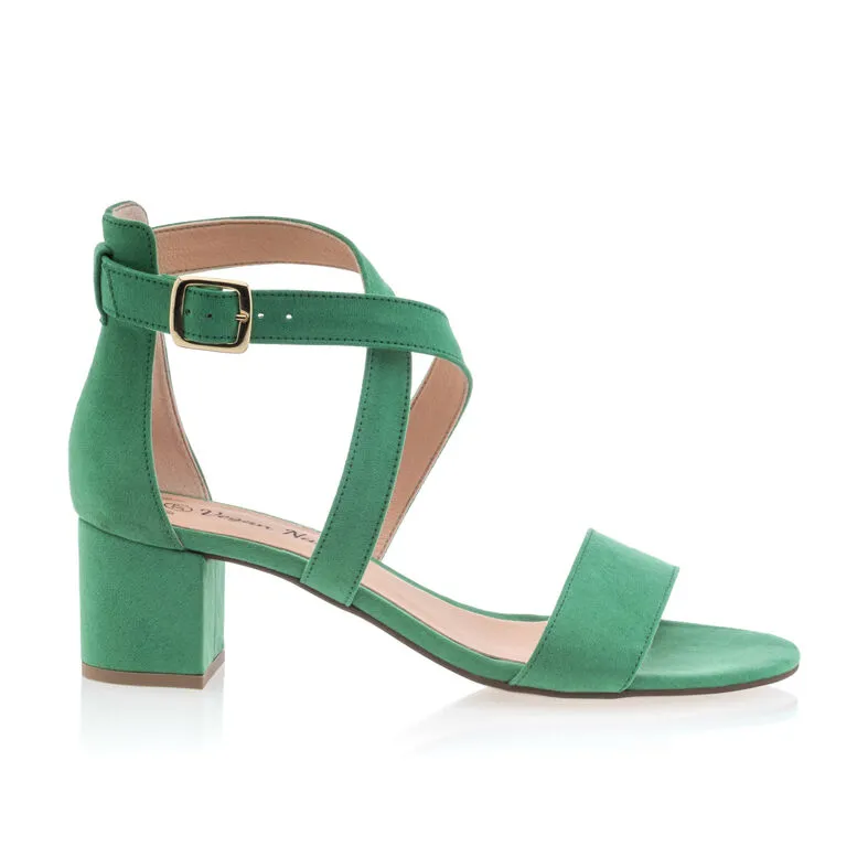 Sandalias mujer verde