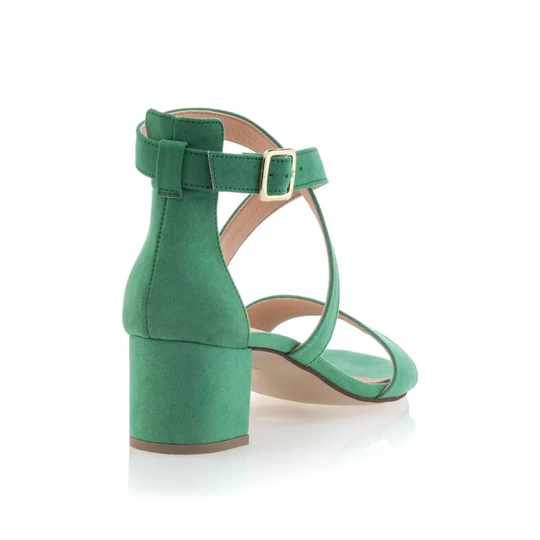 Sandalias mujer verde