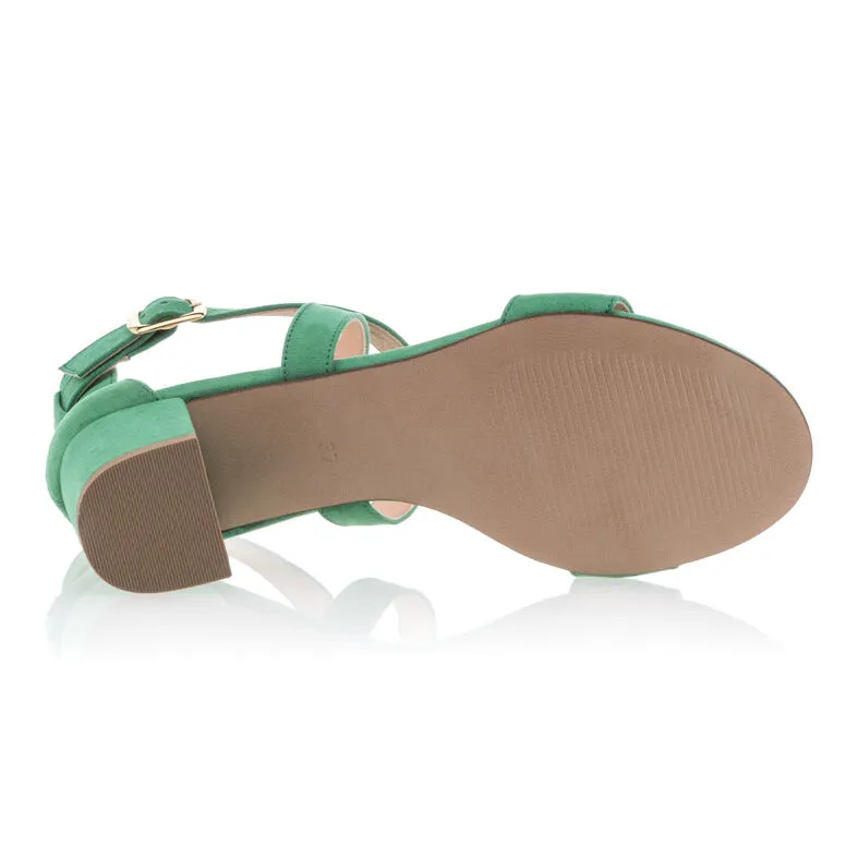 Sandalias mujer verde