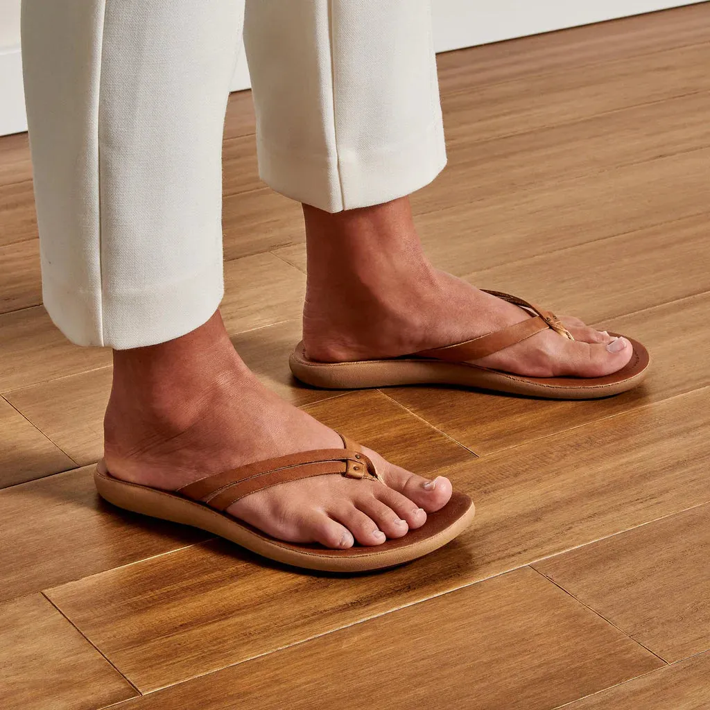 SANDALIAS OLUKAI KAPEHE LUANA SAHARA PARA MUJER
