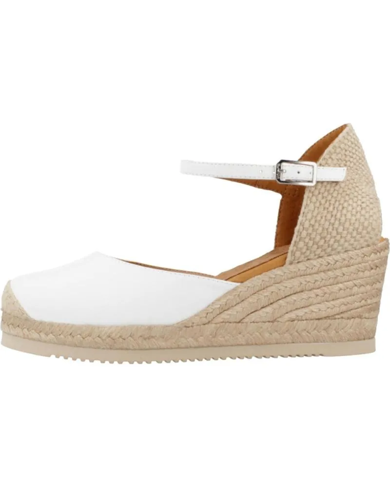 Sandalias UNISA  de Mujer ALPARGATAS MUJER MODELO CACERES 24 COLOR BLANCO  WHITE