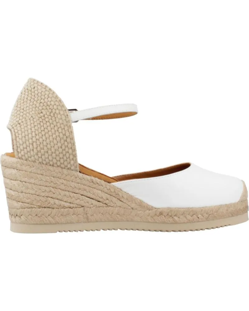 Sandalias UNISA  de Mujer ALPARGATAS MUJER MODELO CACERES 24 COLOR BLANCO  WHITE