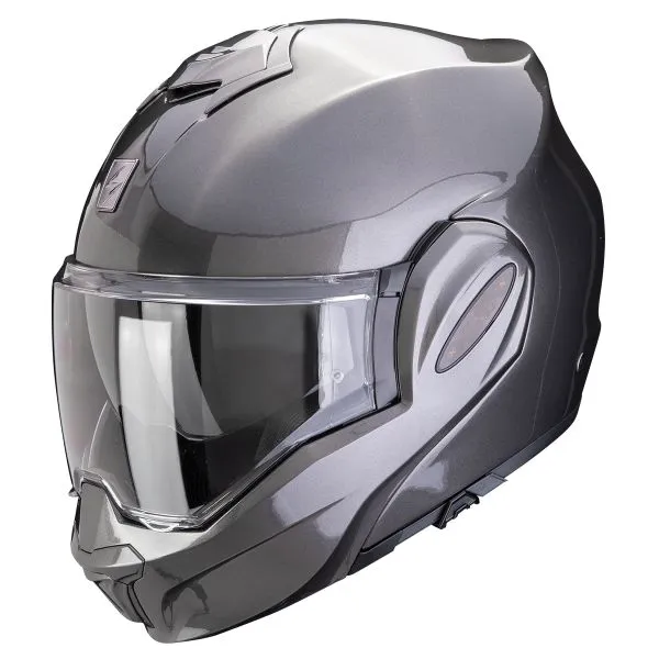 Scorpion Exo Tech Evo Pro Solid Grey + Kit Bluetooth Lokui K30 