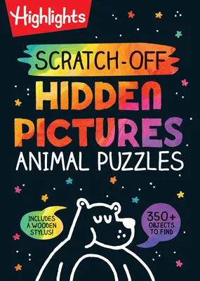 SCRATCHOFF HIDDEN PICTURES ANIMAL PUZZLES
