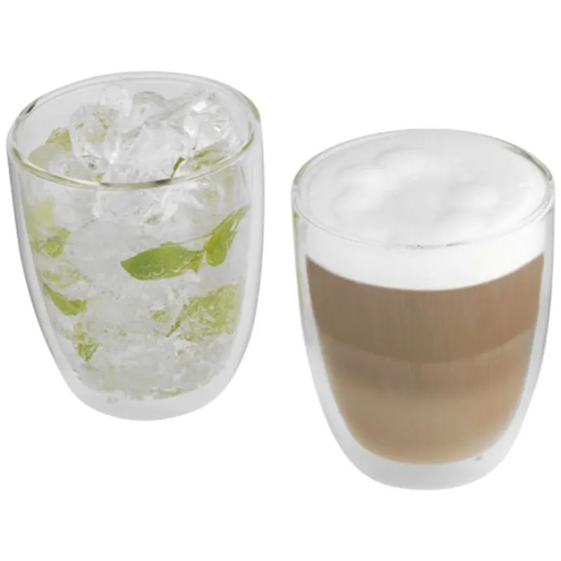Set de 2 vasos de vidrio 'Boda'
