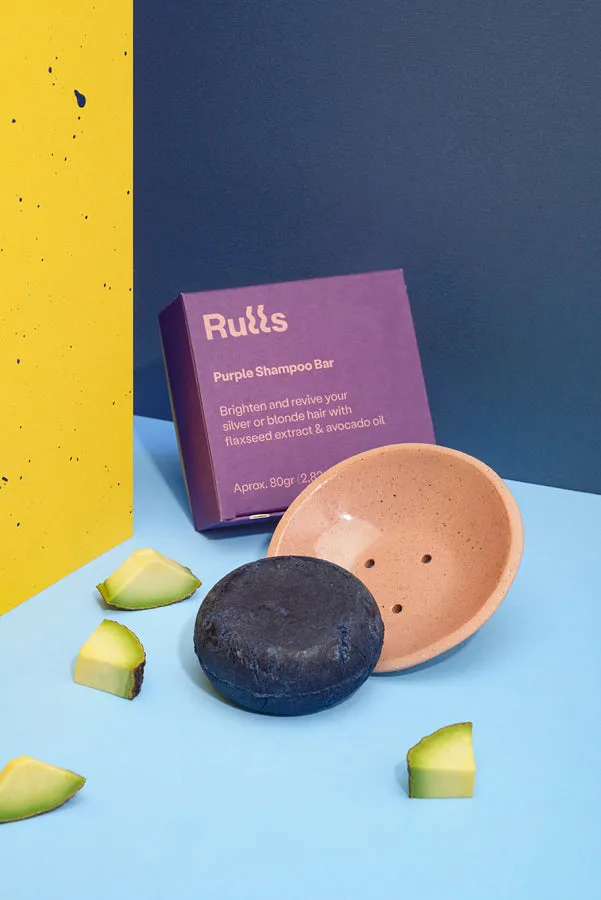Shampoo Bar + Jabonera cerámica Rulls x Cuit